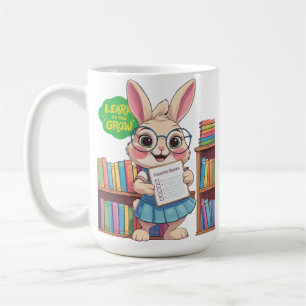 Librarian-in-Training Star – Rabbit Edition Coffee Mug