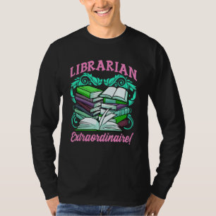 Librarian Inspired Library Related Bibliophile Des T-Shirt
