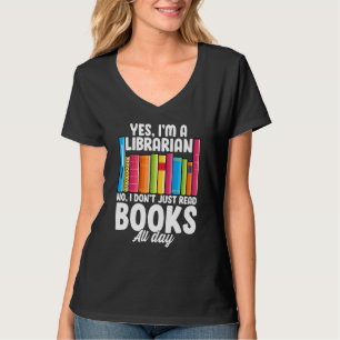 Librarian Inspired Library Related Bibliophile T-Shirt