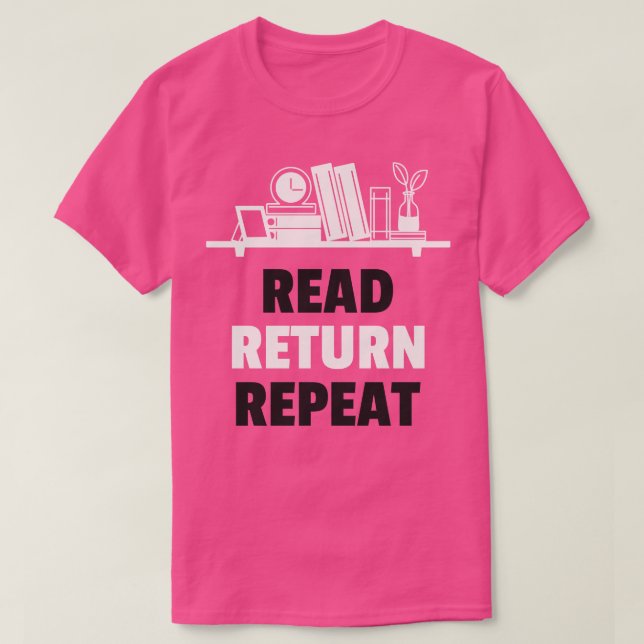 librarian library book lover reading books read re T-Shirt (Design Front)