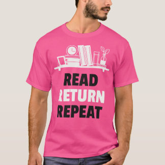 librarian library book lover reading books read re T-Shirt
