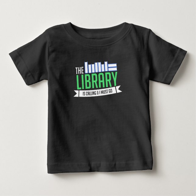 Librarian Library Books Gift Baby T-Shirt (Front)