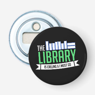 Librarian Library Books Gift Bottle Opener