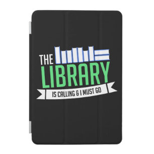 Librarian Library Books Gift iPad Mini Cover