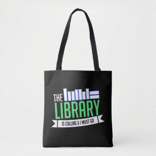 Librarian Library Books Gift Tote Bag