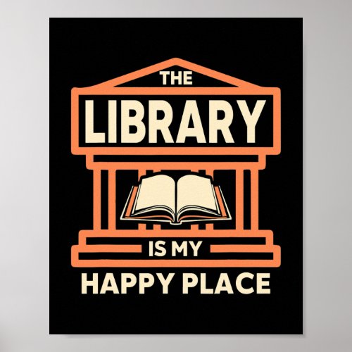 Librarian Library Bookworm Book Lover Reading  Poster