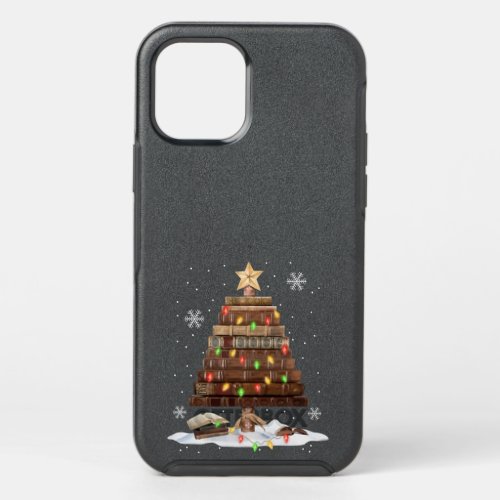 Librarian Library Tree Christmas Book Lover Reader OtterBox Symmetry iPhone 12 Pro Case