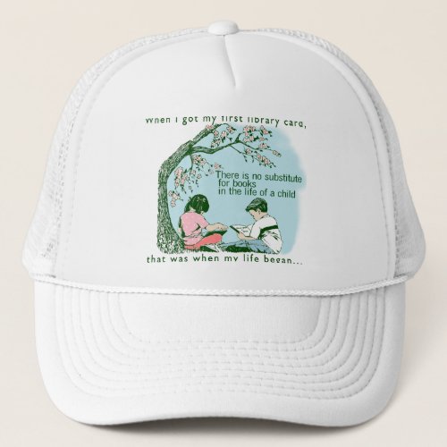 Librarian Library Trucker Hat