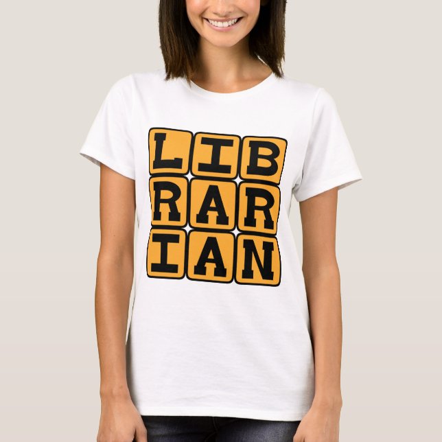 Librarian, Master of Books T-Shirt (Front)