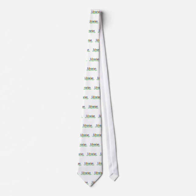 Librarian Original Search Engine Neck Tie (Front)