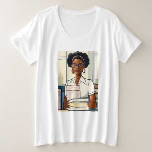 Librarian  plus size T_Shirt