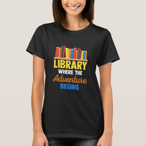 Librarian School Teacher Student Kid Fun Slogan Gi T_Shirt