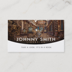 Librarian Slogans Business Cards
