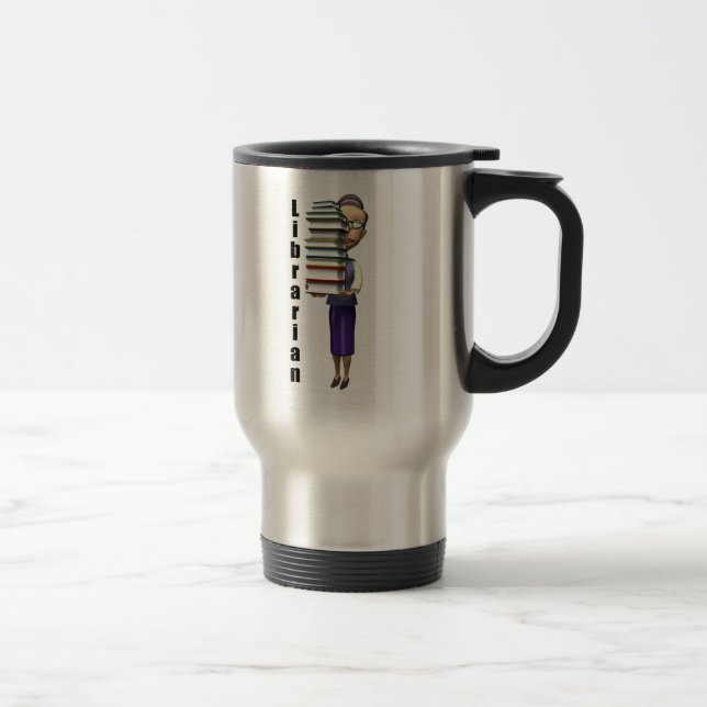 Librarian Travel Mug (Right)