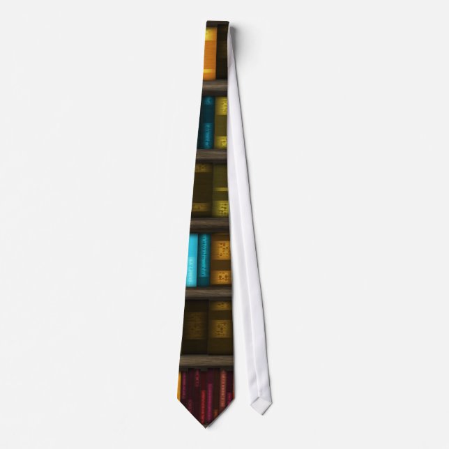 Librarians Love Books Tie (Front)