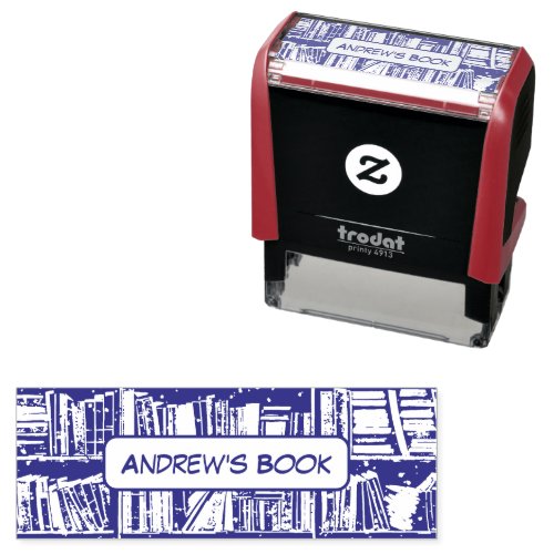 Librarians Personalized Name Manga Stamp