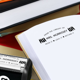 Librarians Read It Love It Return It Personalized Self-inking Stamp