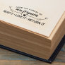 Librarians Read It Love It Return It Personalized Self-inking Stamp