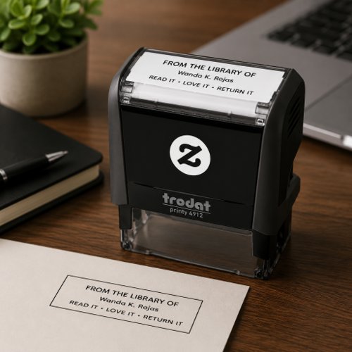 Librarians Read It Love It Return It Personalized Self-inking Stamp