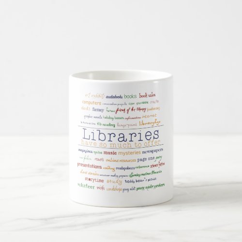 Libraries Coffee Mug