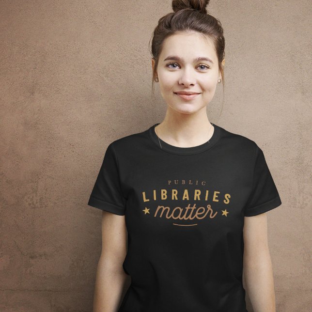 Libraries Matter Vintage T-Shirt (Libraries Matter Vintage T-shirt)