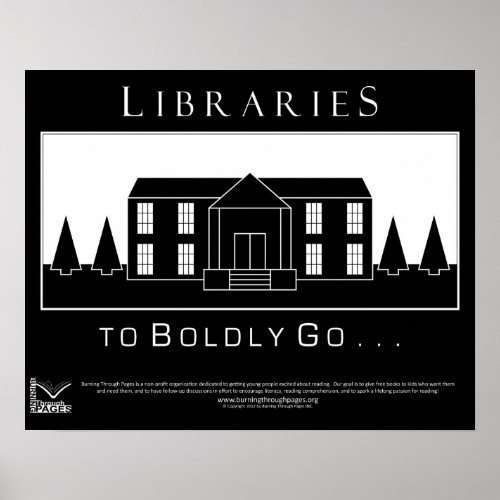 Libraries to boldly go poster
