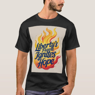 Librarty's flame ignites hope T-Shirt