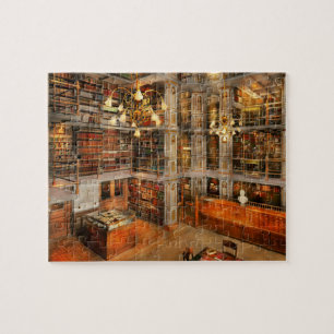 Library - A literary classic 1905 Jigsaw Puzzle