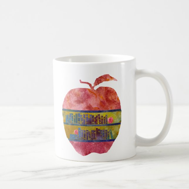 Library Apple Coffee Mug (Right)