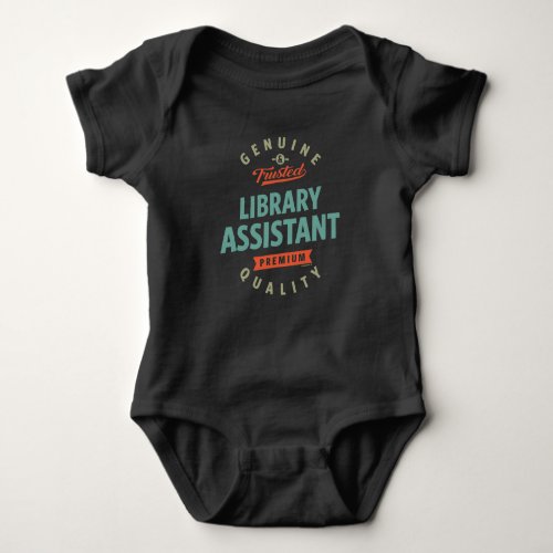 Library Assistant Baby Bodysuit