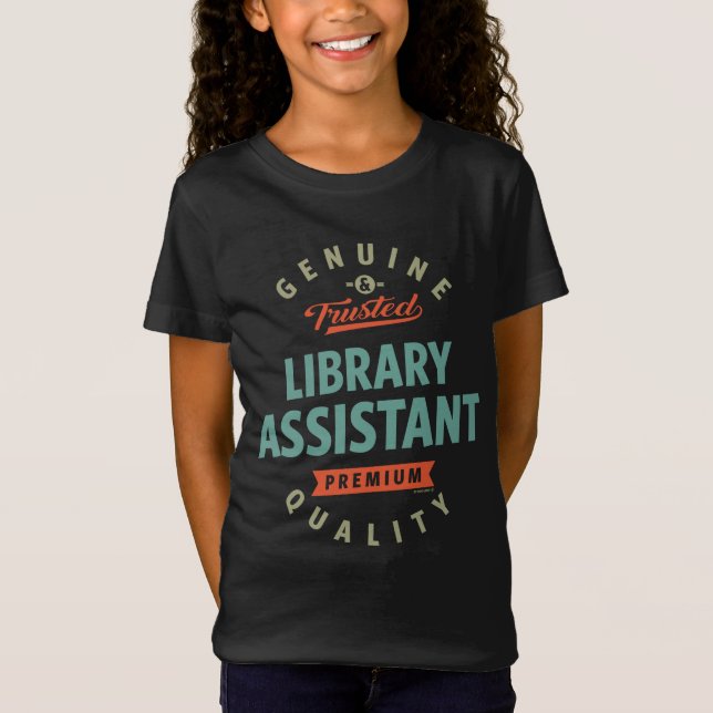 Library Assistant  T-Shirt (Front)