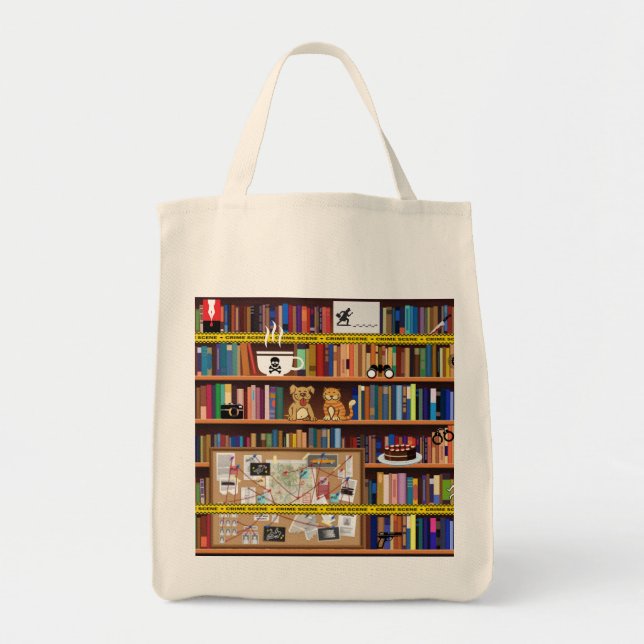Library Book Bag Cozy Mysteries Bookshelf (Front)