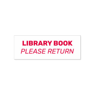 Library Book Please Return Self-inking Stamp