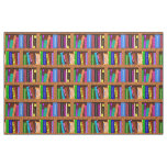 Library Book Shelf Pattern for Readers Fabric