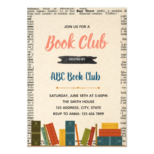 Library book theme party invitation | Zazzle.com