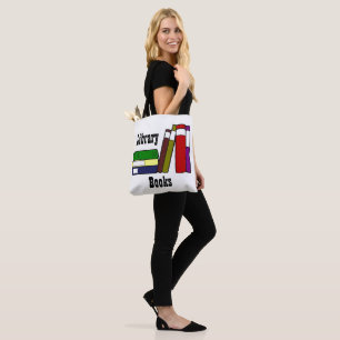 Library Book Tote Bag