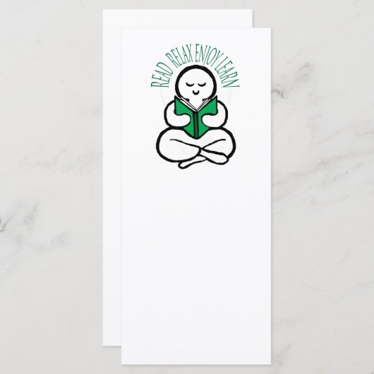 Library bookmark/booklist (Front/Back)