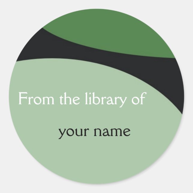 Library Bookplates Custom (Front)