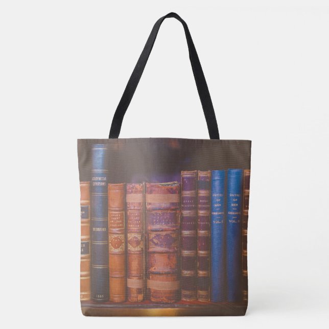 library books All-Over-Print Tote Bag, Large (Front)