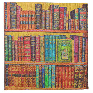 Library Books Cloth Napkins