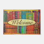 Library Books Doormat