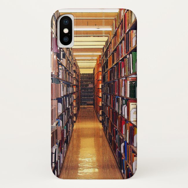 Library Books iPhone X Case