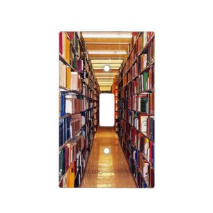 Library Books Light Switch Cover