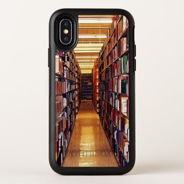 Library Books OtterBox iPhone X Case (Back)