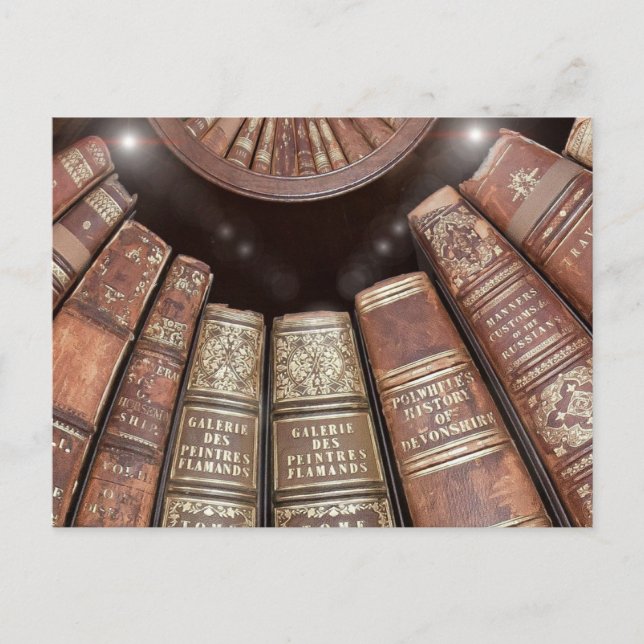 Library Books Postcard (Front)