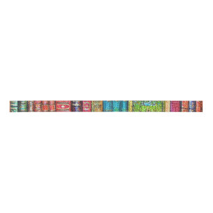 Library Books Satin Ribbon
