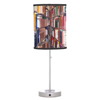 Library Books Table Lamp | Zazzle