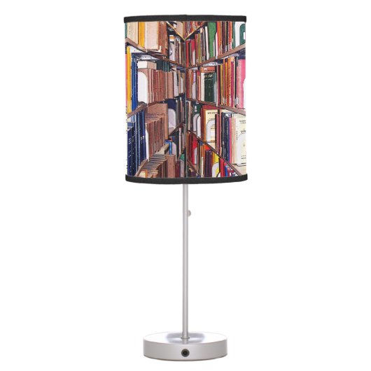Library Books Table Lamp (Back)