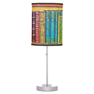 Library Books Table Lamp