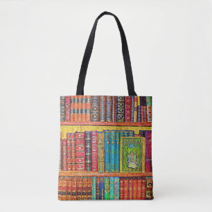 Library Books Tote Bag